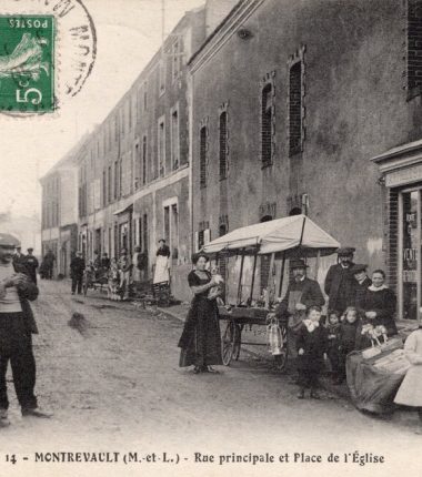 Peut-être un jour de marché… dans la rue du Château.