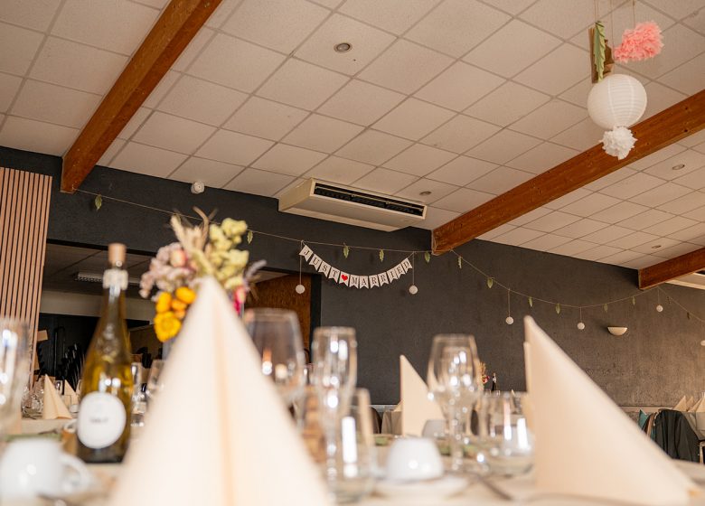 Salle de réception du Domaine Delaunay