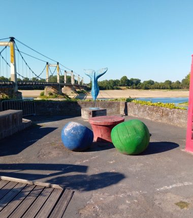 Aire d&rsquo;arrêt principale de La Loire à Vélo à Montjean-sur-Loire