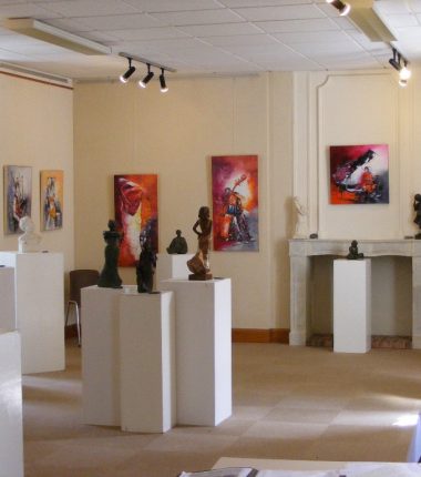 Salle d&rsquo;exposition au Champalud