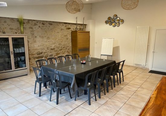 Salle de réception de la Roullière