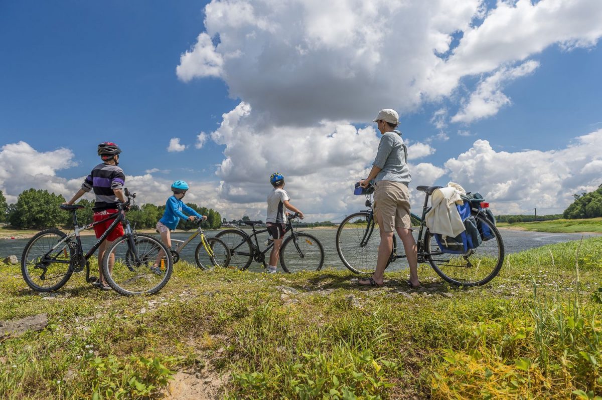 La Loire à Vélo en famille ©D.Drouet