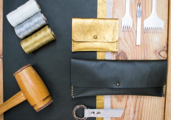 ATELIER MAROLINE : FABRICATION D’UN ACCESSOIRE EN CUIR | DUO ADULTE-ENFANT