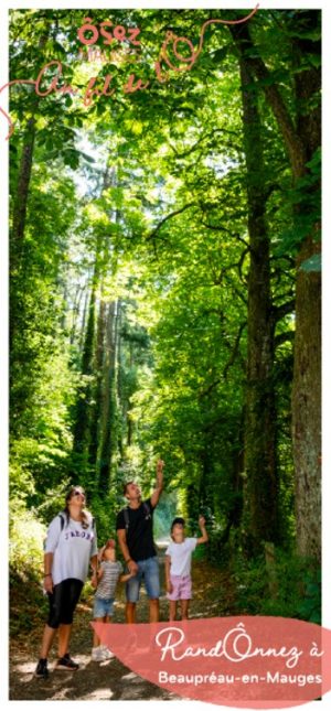 Carte randonnée Beaupréau-en-Mauges