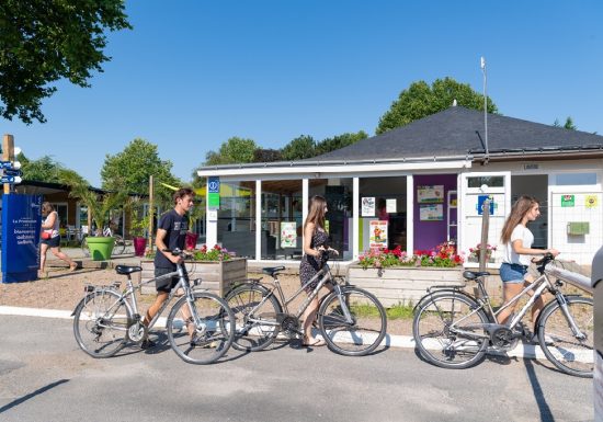 Location de vélos au camping Paradis de la Promenade