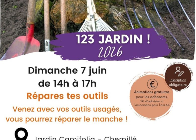 Animation 123 jardin – Répare tes outils