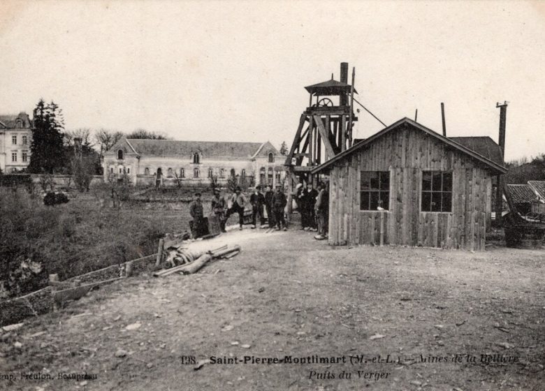 Extraction du minerai d’or au puits du Verger