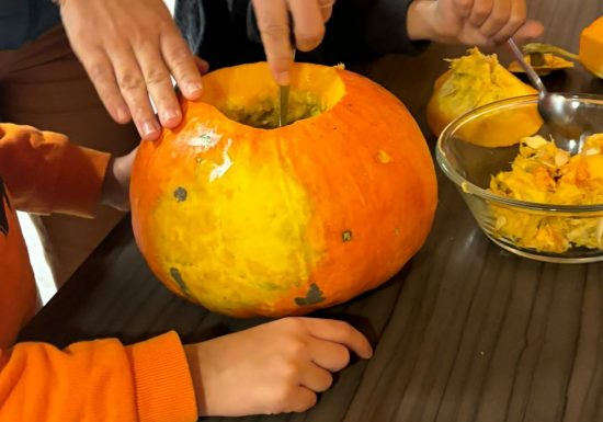 Atelier creusage de courges