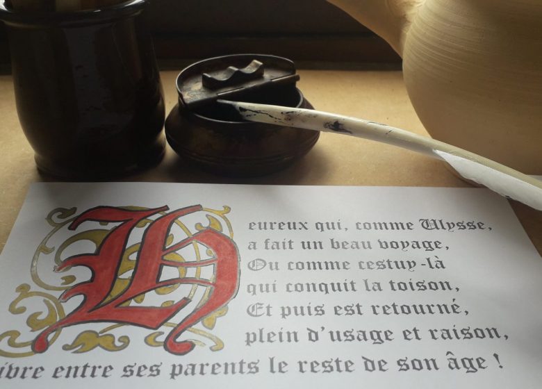 Atelier créatif : L&rsquo;art des lettrines au Musée Joachim du Bellay