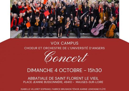 Concert de Vox Campus, chœur et orchestre universitaire