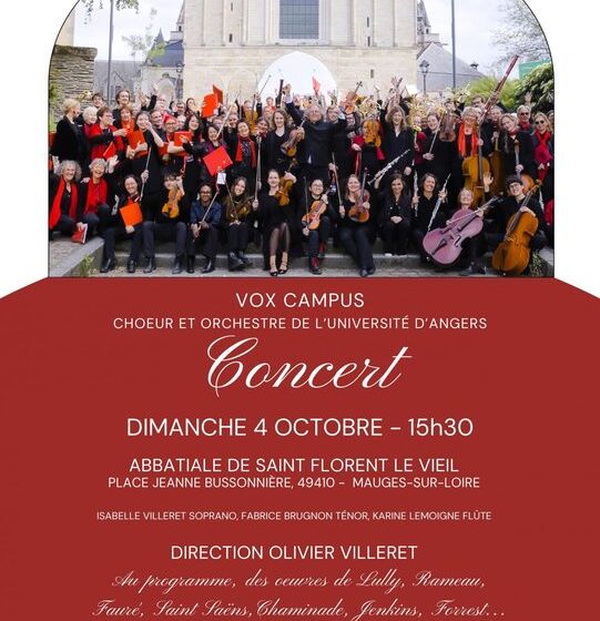 Concert de Vox Campus, chœur et orchestre universitaire