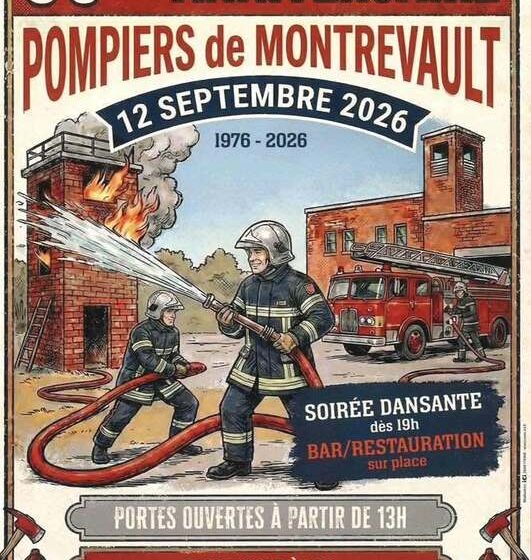 50e anniversaire des pompiers de Montrevault