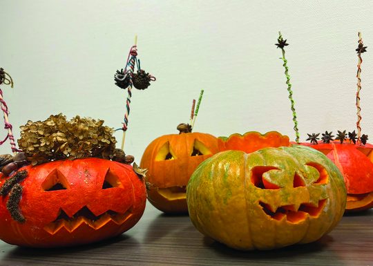 Atelier creusage de courges