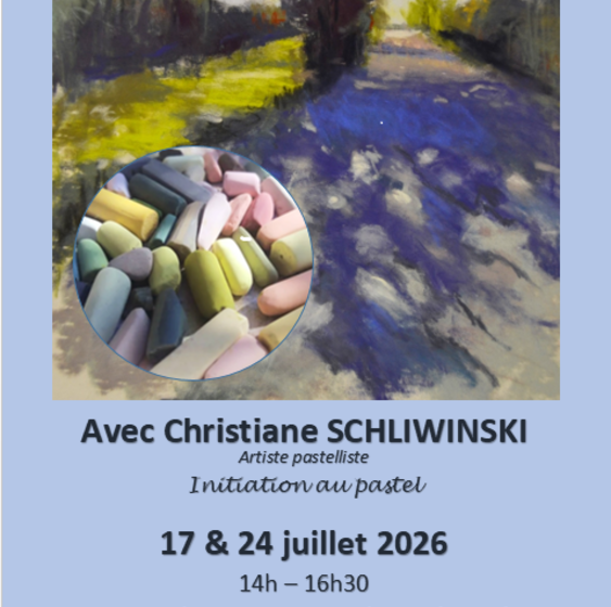 Atelier d&rsquo;initiaition au pastel avec Christiane Schliwinski