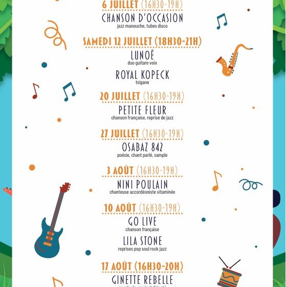 Guinguette du parc – Trio « Petite fleur »