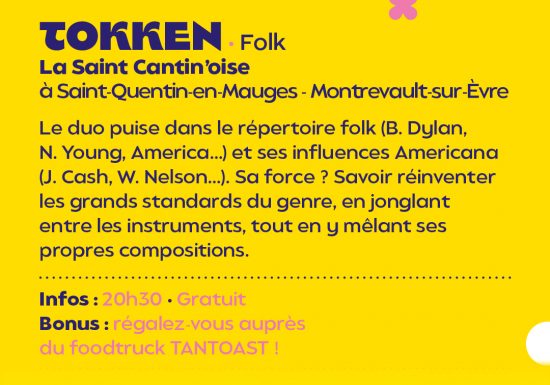 Les échappées musicales : TOKKEN (folk) à La Saint Cantin&rsquo;oise