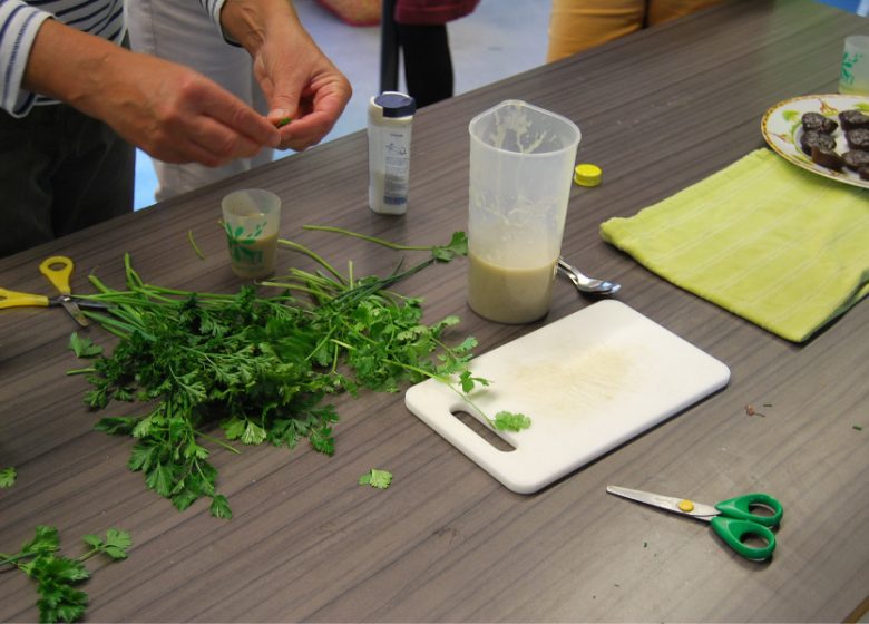 Atelier cuisiner les plantes du Jardin Camifolia