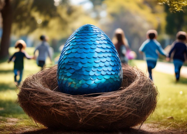 Pâques : Chasse aux oeufs de dragon de Loire, grand jeu à Cap Loire