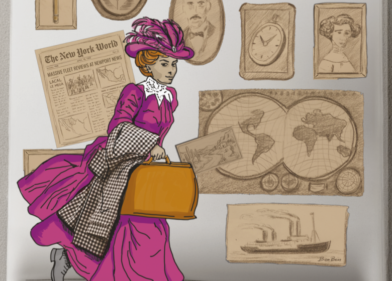 Scènes de Pays : L&rsquo;incroyable histoire de Nellie Bly | Cie L&rsquo;Arbre à fil