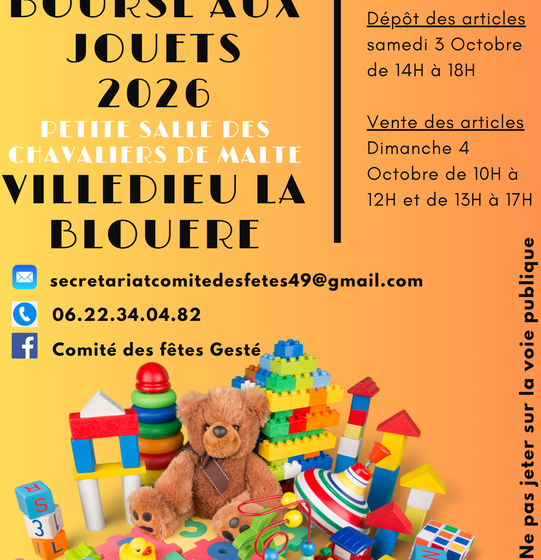 Bourse aux jouets à Gesté