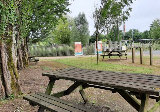 Aire d’arrêt principale de La Loire à Vélo à Montjean-sur-Loire
