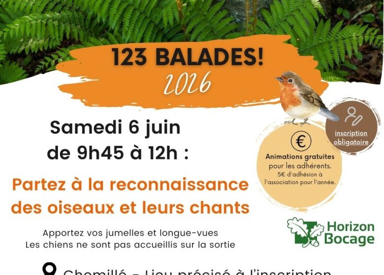 Animation 123 jardin ! 	Partez à la découverte des oiseaux et leurs chants