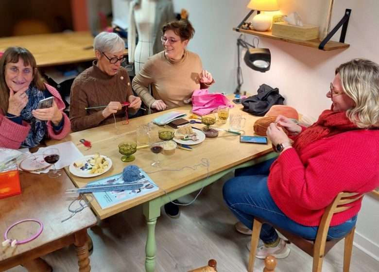 Apéro Tricot et Cie à la Couserie de Clara
