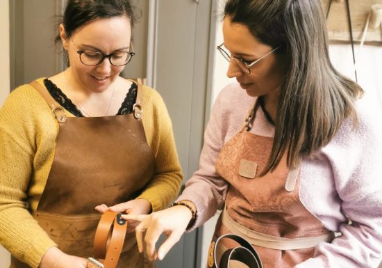 Atelier Maroline : fabrication d’une ceinture artisanale en cuir