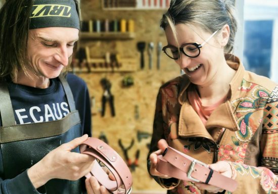 Atelier Maroline : fabrication d’une ceinture artisanale en cuir