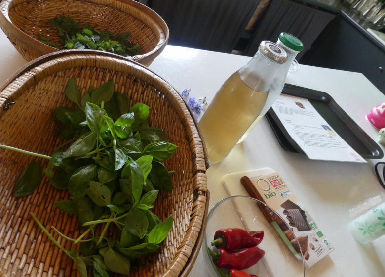 ATELIER CUISINE AUX PLANTES AU JARDIN CAMIFOLIA