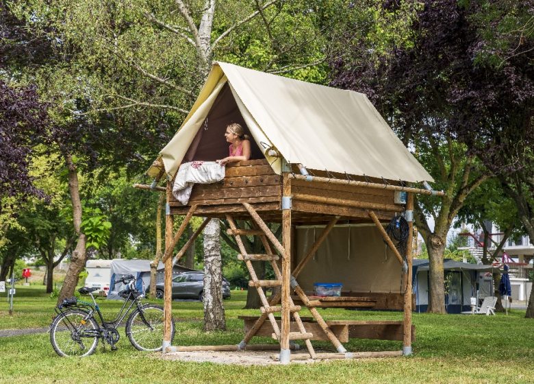 BIVOUACS SUR PILOTIS AU CAMPING ECO LOIRE