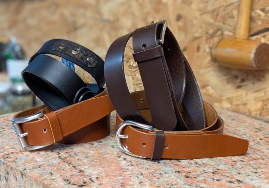 Atelier Maroline : fabrication d’une ceinture artisanale en cuir