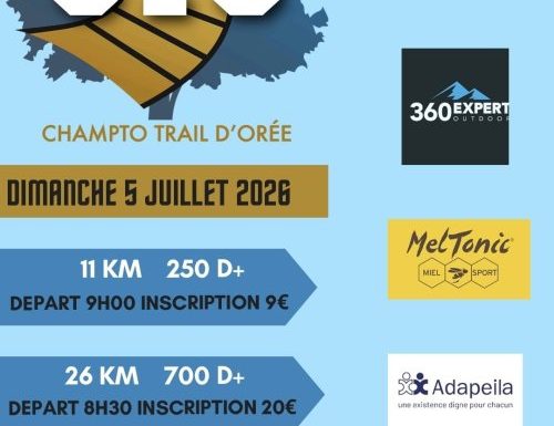 Champto trail d&rsquo;Orée : 2ème édition