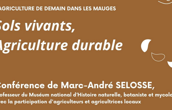 Conférence « Sols vivants, Agriculture durable »