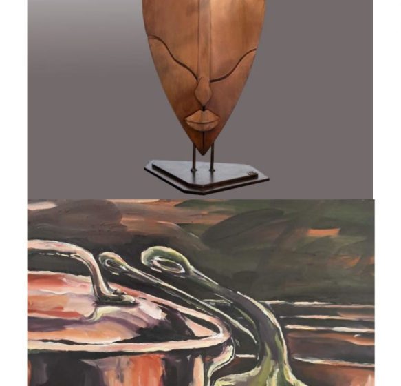 Exposition estivale au prieuré à Montjean-sur-Loire