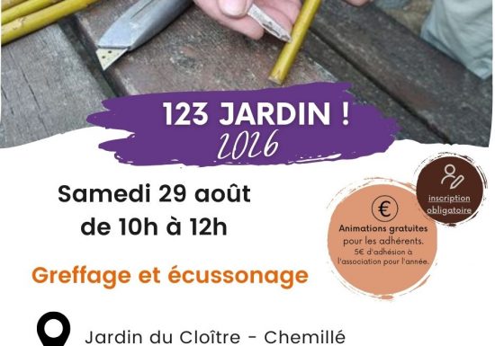 Animation123 jardin ! Greffage et écussonnage