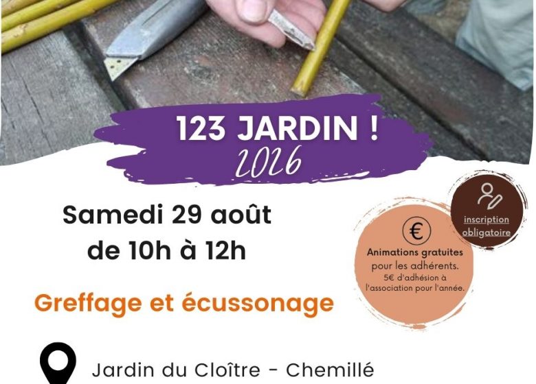 Animation123 jardin ! Greffage et écussonnage