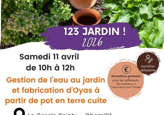 Animation123 jardin ! Atelier gestion de l’eau au jardin et fabrication d&rsquo;oya à partir de pot en terre cuite