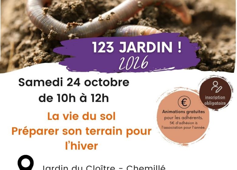 Animation123 jardin ! La vie du sol : préparer son terrain pour l’hiver