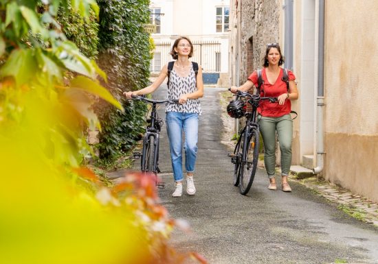 Halte à vélos à Saint-Florent-le-Vieil