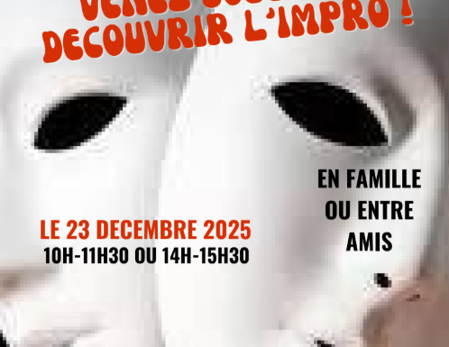 « Noël en impro » : atelier de théâtre d&rsquo;impro