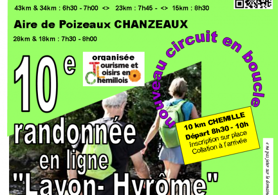 10 ème Randonnée Layon Hyrôme