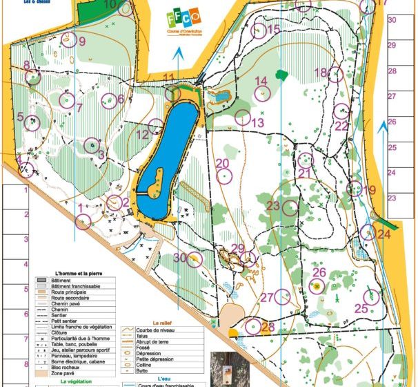 PARCOURS CHASSE AUX BALISES À L’ÉTANG DE LA FOUCAUDIÈRE