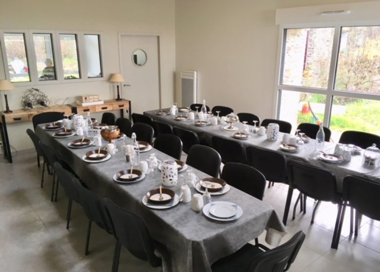 Salle de réception de la Safranerie