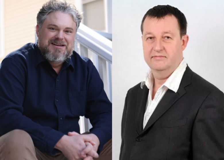 Rencontre entre les écrivains Alexander Dickow et Philippe Forest
