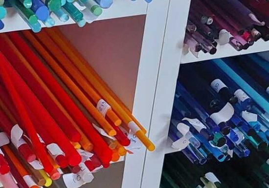 Verre Emeraude, intitiation au filage de verre